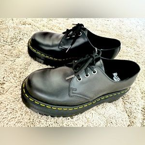 Dr Martins 1461 Smooth Leather Platform Shoe